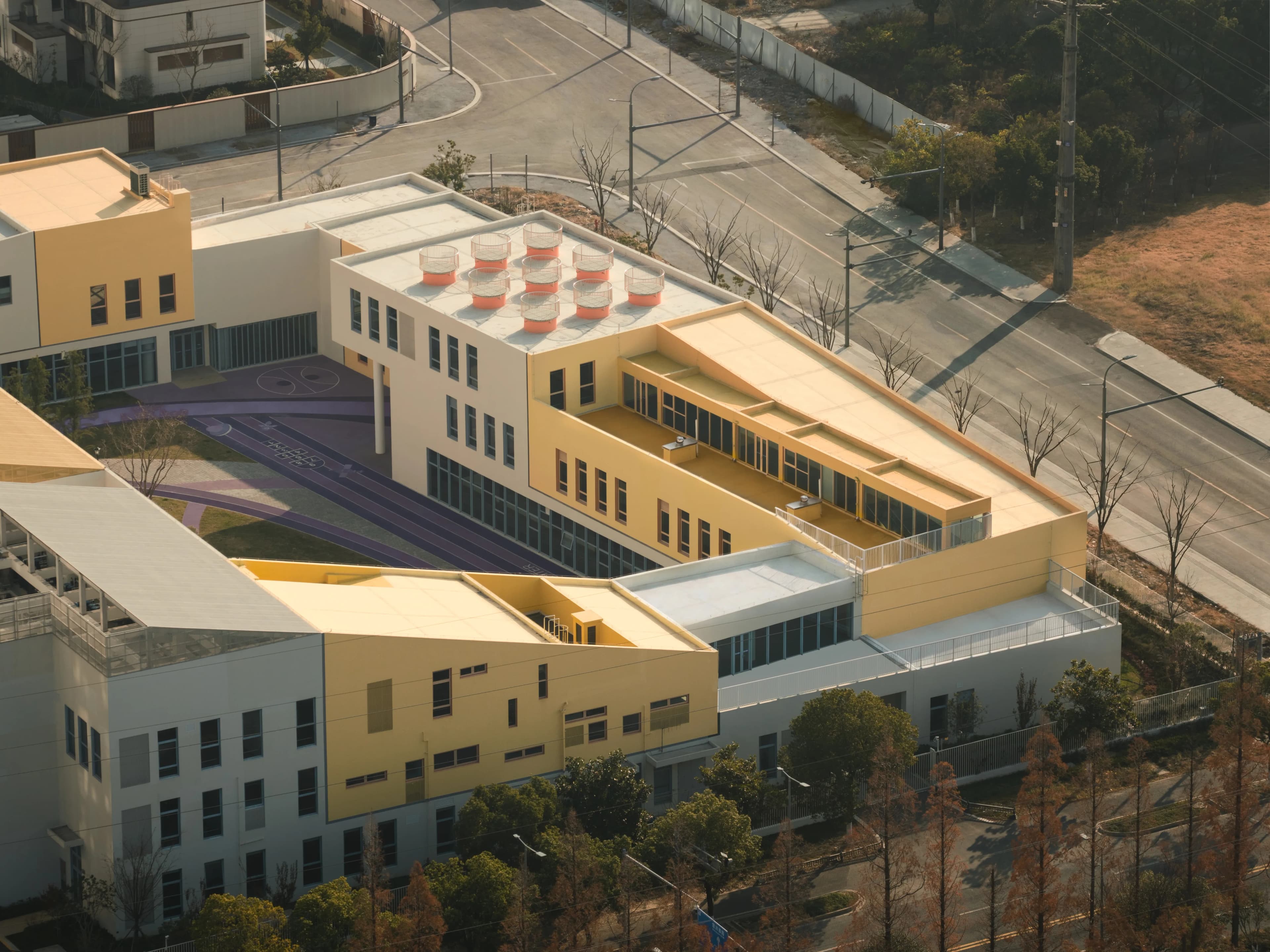 Block Kindergarten — aerial view