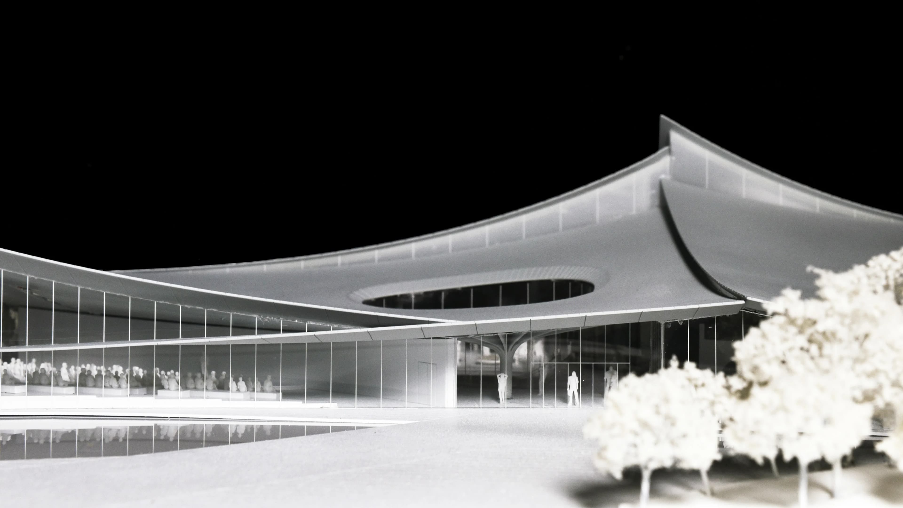 The Lotus — visitor center entrance