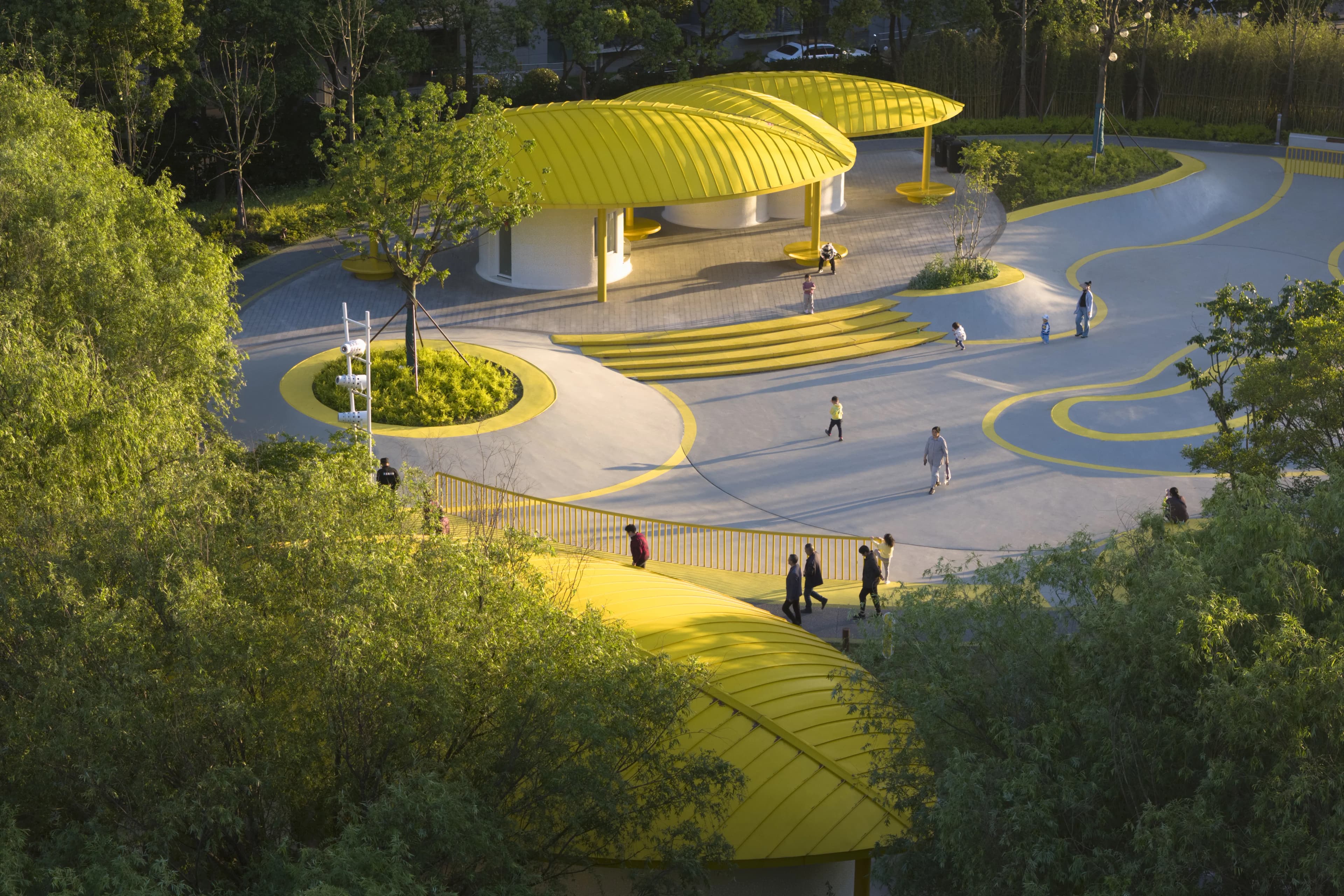 The Orchestra Park — aerial view